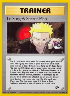 Lt. Surge's Secret Plan (Gym Challenge #107)