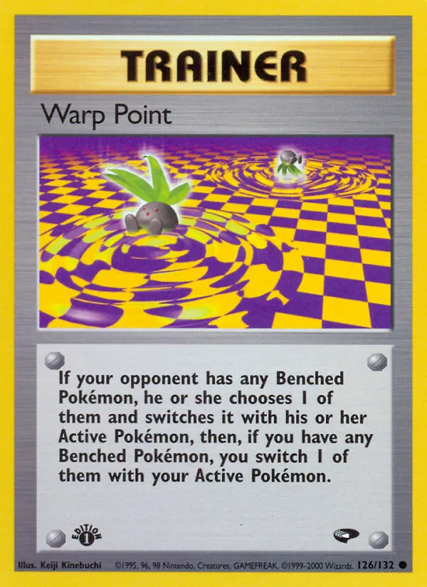 Warp Point — Gym Challenge #126 (Pokémon TCG card)