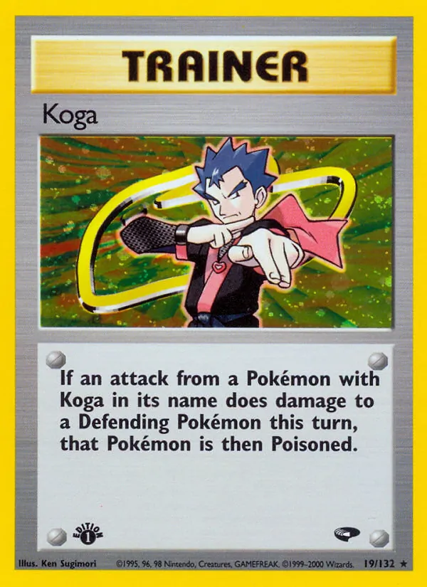 Koga — Gym Challenge #19 (Pokémon TCG card)