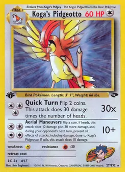 Koga's Pidgeotto (Gym Challenge #27)