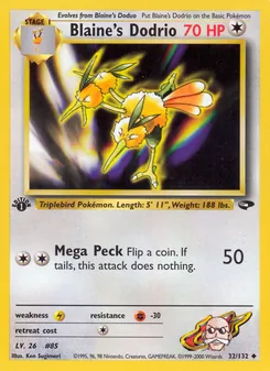Blaine's Dodrio (Gym Challenge #32)