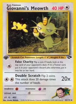 Giovanni's Meowth (Gym Challenge #43)