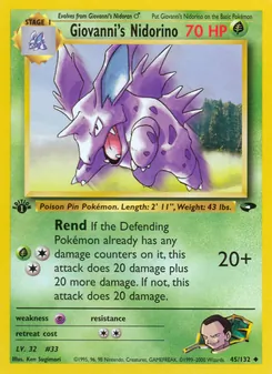 Giovanni's Nidorino (Gym Challenge #45)