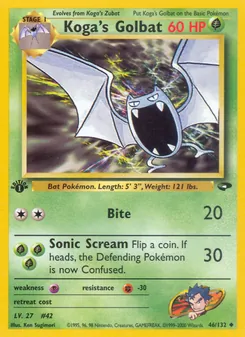 Koga's Golbat (Gym Challenge #46)