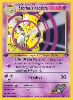 Sabrina's Kadabra (Gym Challenge #58)