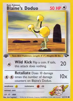 Blaine's Doduo (Gym Challenge #61)