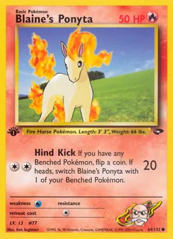 Blaine's Ponyta (Gym Challenge #64)