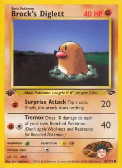 Brock's Diglett (Gym Challenge #67)