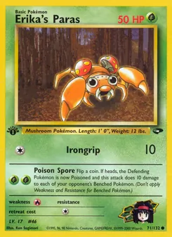Erika's Paras (Gym Challenge #71)