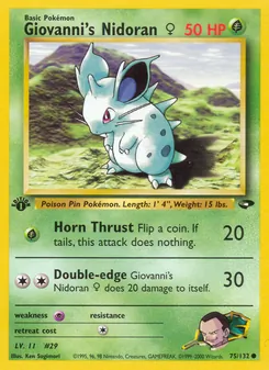 Giovanni's Nidoran ♀ (Gym Challenge #75)