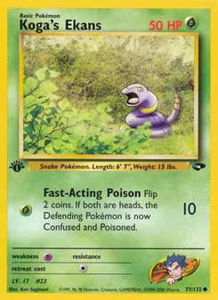 Koga's Ekans (Gym Challenge #77)