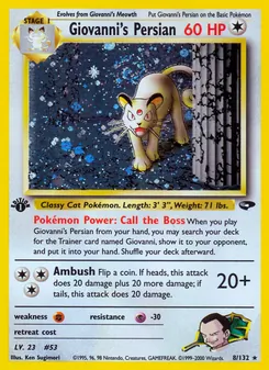 Giovanni's Persian (Gym Challenge #8)