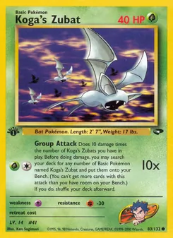 Koga's Zubat (Gym Challenge #83)