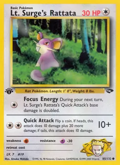 Lt. Surge's Rattata (Gym Challenge #85)