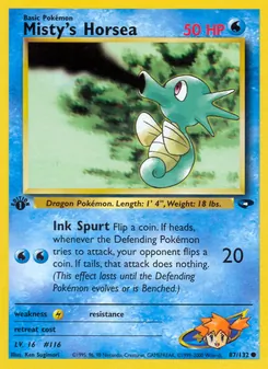Misty's Horsea (Gym Challenge #87)