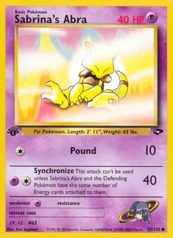 Sabrina's Abra (Gym Challenge #93)