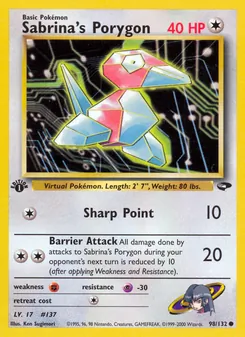 Sabrina's Porygon (Gym Challenge #98)