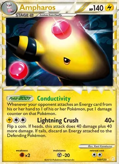 Ampharos (HeartGold SoulSilver #105)