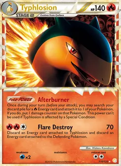 Typhlosion (HeartGold SoulSilver #110)