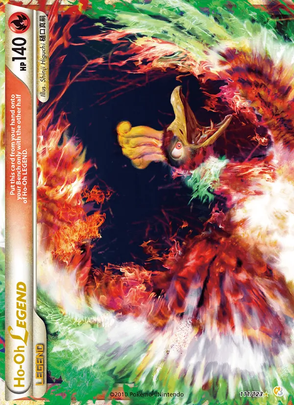 Ho-Oh LEGEND — HeartGold SoulSilver #111 (Pokémon TCG card)