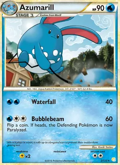 Azumarill (HeartGold SoulSilver #2)