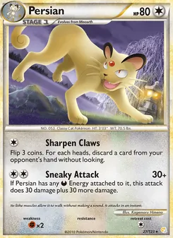 Persian (HeartGold SoulSilver #27)