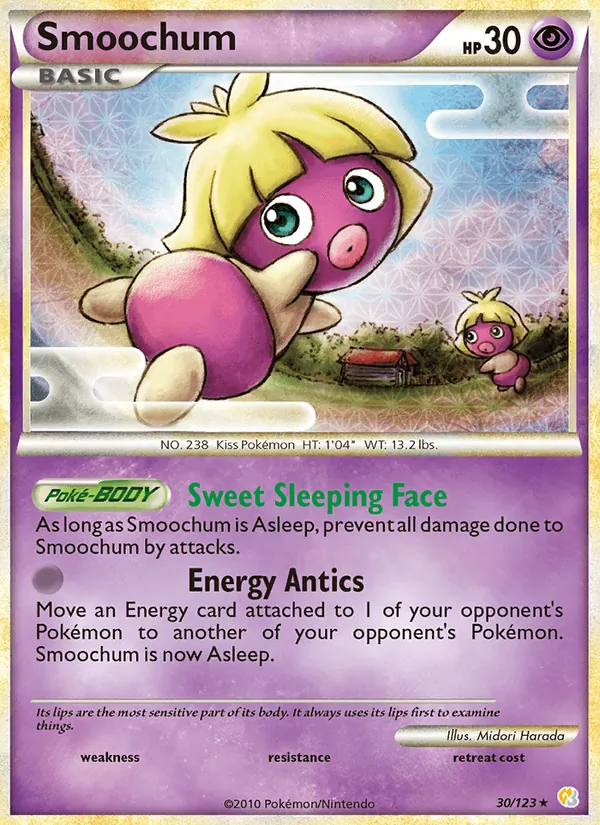 Smoochum — HeartGold SoulSilver #30 (Pokémon TCG card)