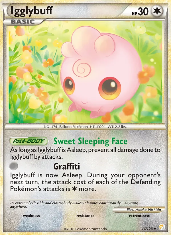 Igglybuff — HeartGold SoulSilver #44 (Pokémon TCG card)