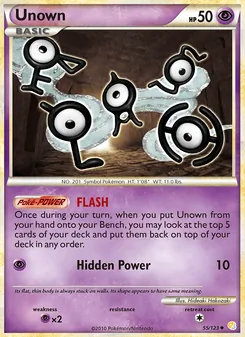 Unown (HeartGold SoulSilver #55)