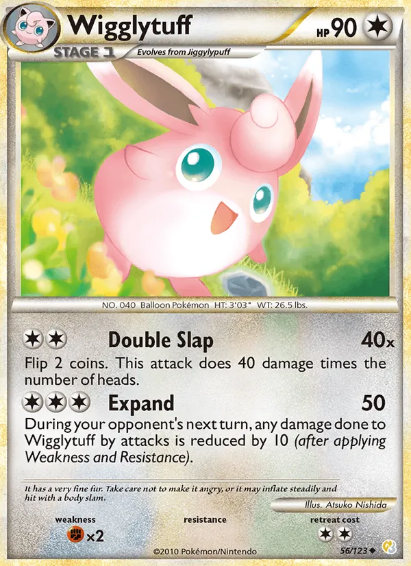 Wigglytuff — HeartGold SoulSilver #56 (Pokémon TCG card)