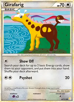 Girafarig (HeartGold SoulSilver #64)