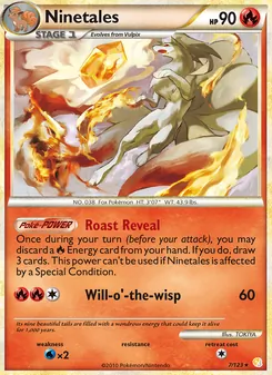 Ninetales (HeartGold SoulSilver #7)