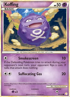 Koffing (HeartGold SoulSilver #70)