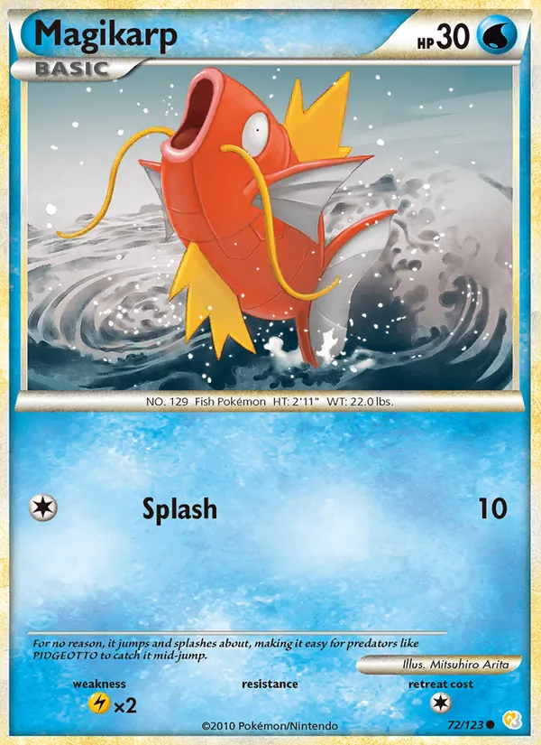 Magikarp — HeartGold SoulSilver #72 (Pokémon TCG card)