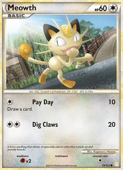 Meowth (HeartGold SoulSilver #75)