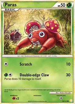 Paras (HeartGold SoulSilver #76)