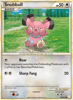 Snubbull (HeartGold SoulSilver #82)