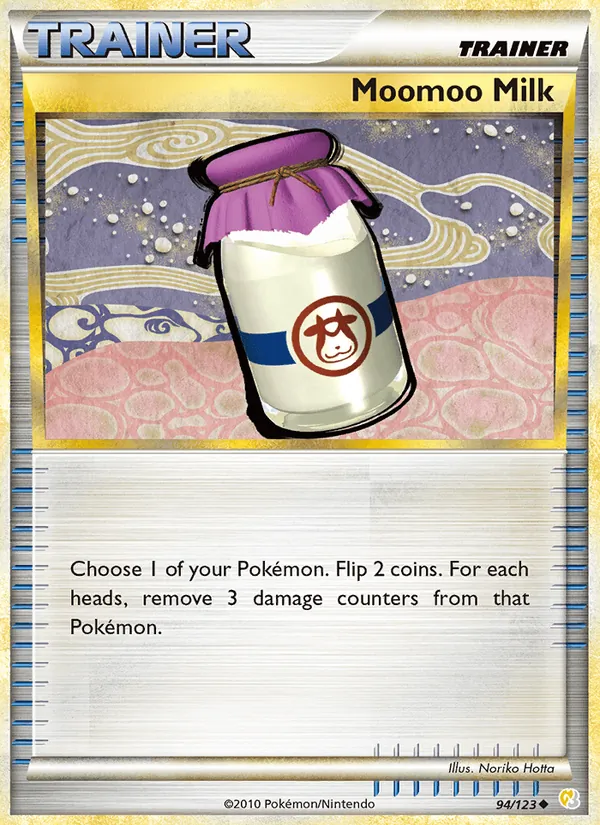 Moomoo Milk — HeartGold SoulSilver #94 (Pokémon TCG card)