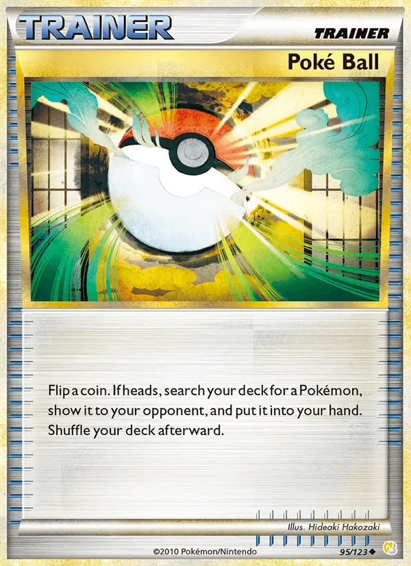Poké Ball — HeartGold SoulSilver #95 (Pokémon TCG card)