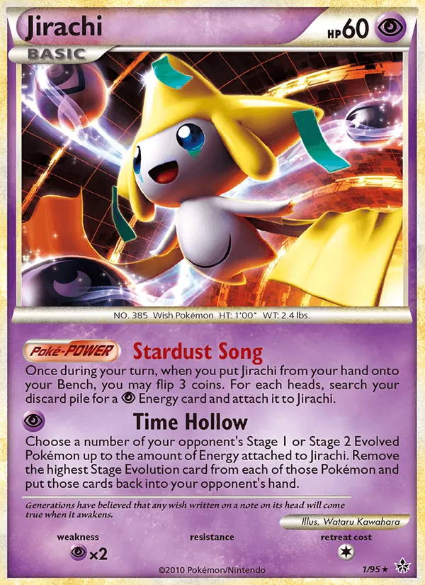Jirachi — Unleashed #1 (Pokémon TCG card)