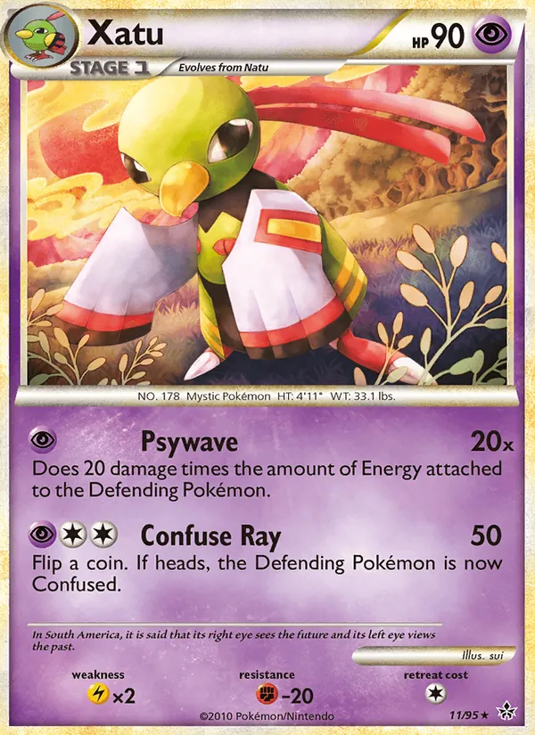 Xatu — Unleashed #11 (Pokémon TCG card)