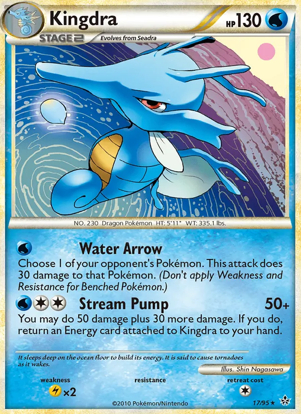 Kingdra — Unleashed #17 (Pokémon TCG card)