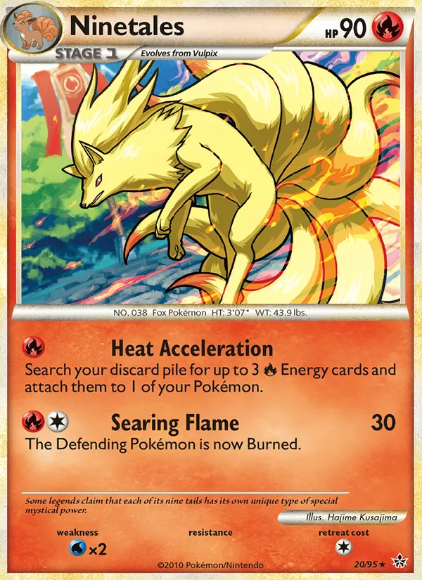 Ninetales — Unleashed #20 (Pokémon TCG card)