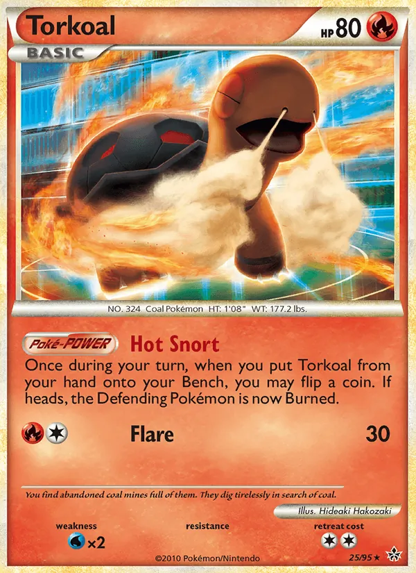 Torkoal — Unleashed #25 (Pokémon TCG card)