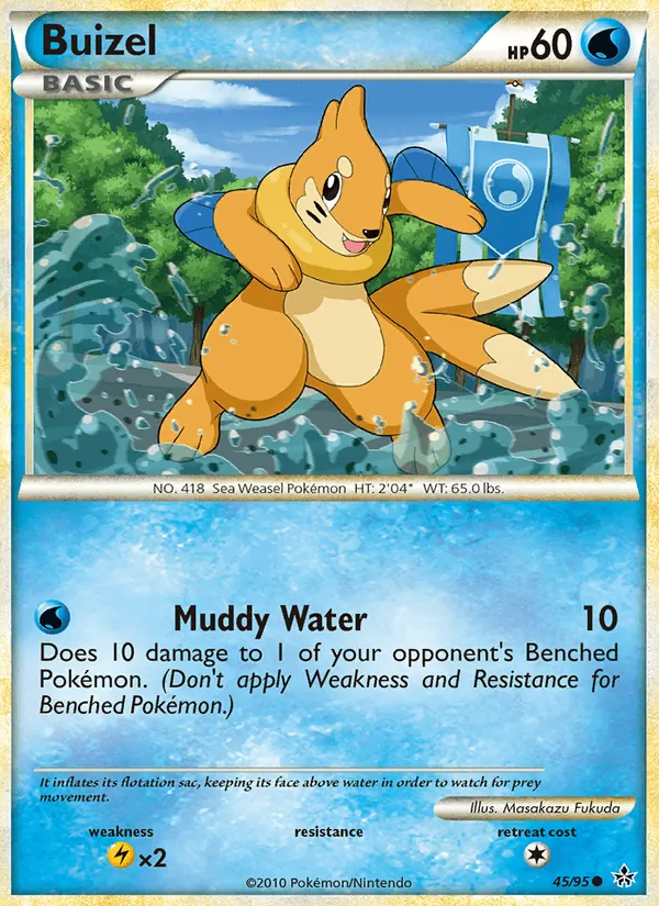 Buizel — Unleashed #45 (Pokémon TCG card)