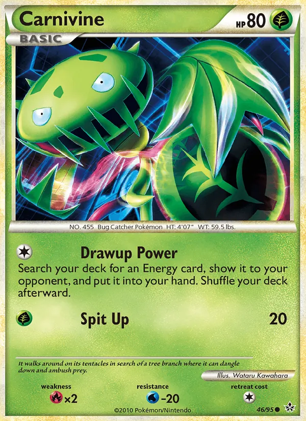 Carnivine — Unleashed #46 (Pokémon TCG card)