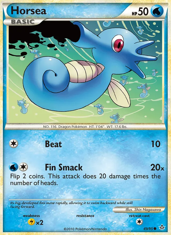 Horsea — Unleashed #49 (Pokémon TCG card)
