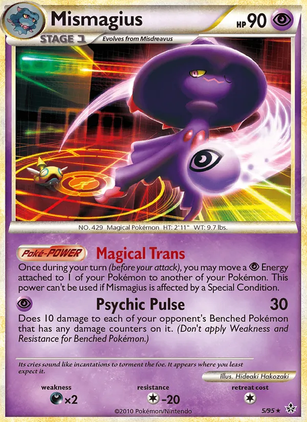 Mismagius — Unleashed #5 (Pokémon TCG card)