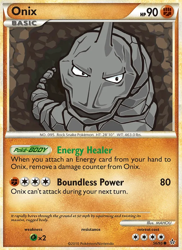 Onix — Unleashed #56 (Pokémon TCG card)