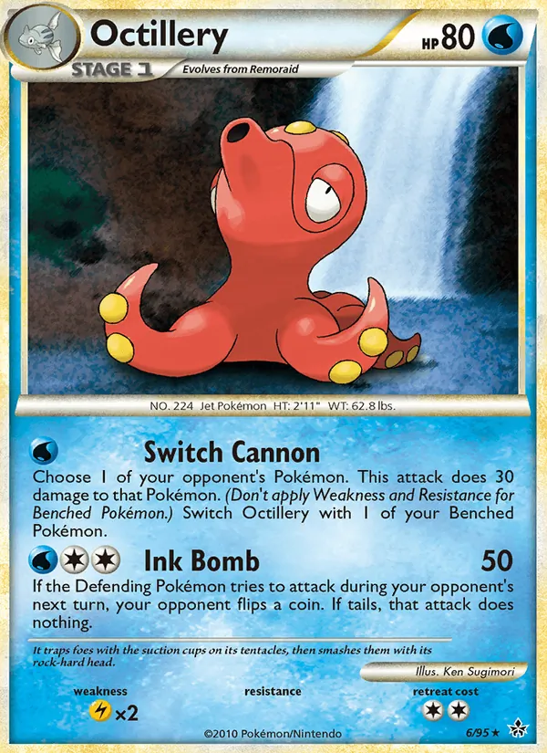 Octillery — Unleashed #6 (Pokémon TCG card)